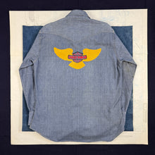 Load image into Gallery viewer, Harley Davidson Embroidered 1960s Western Shirt with Asymmetric Pockets
