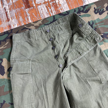 Load image into Gallery viewer, US Army WW2 P43 HBT Fatigue Pants
