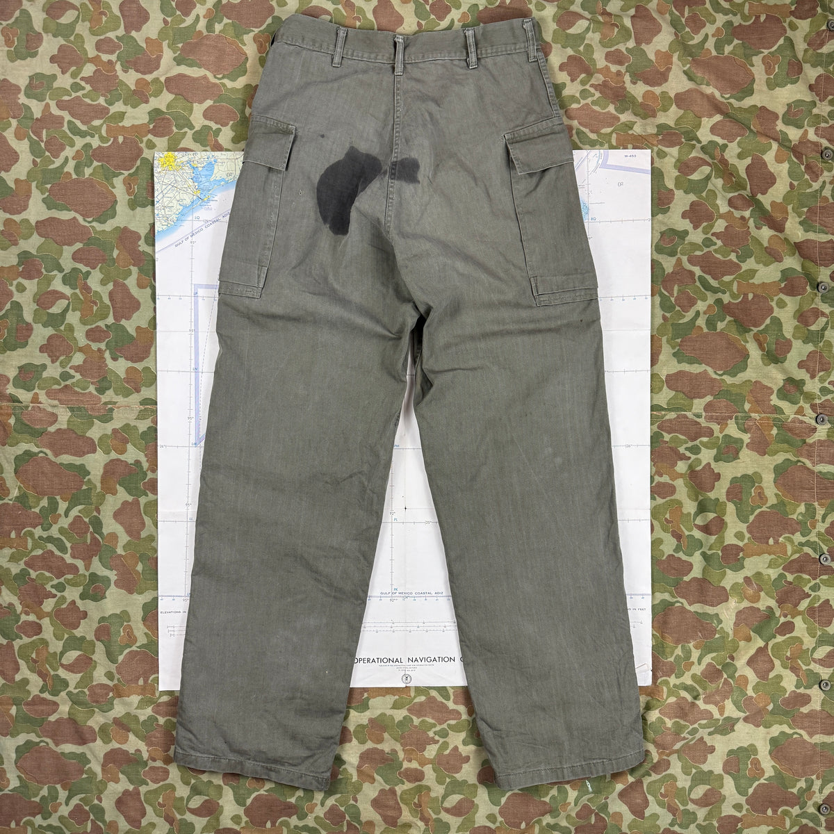 US Army WW2 P43 HBT Fatigue Pants