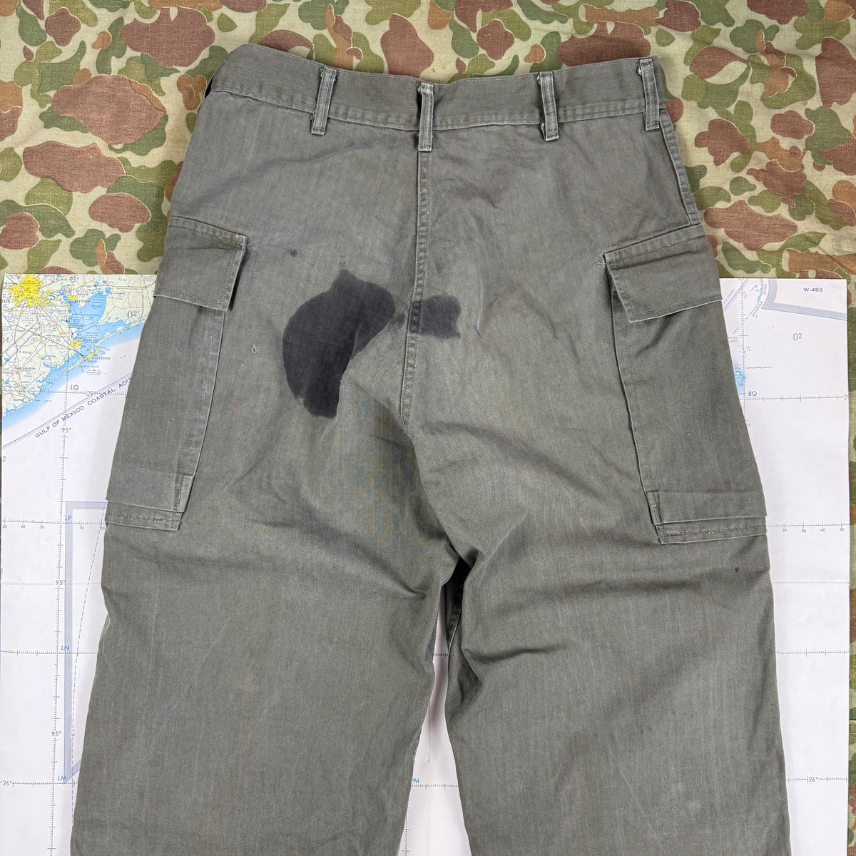 US Army WW2 P43 HBT Fatigue Pants