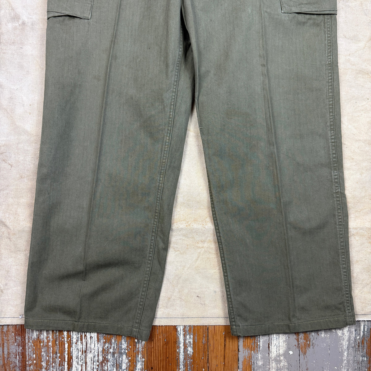 US Army WW2 P43 HBT Fatigue Pants - Size 36