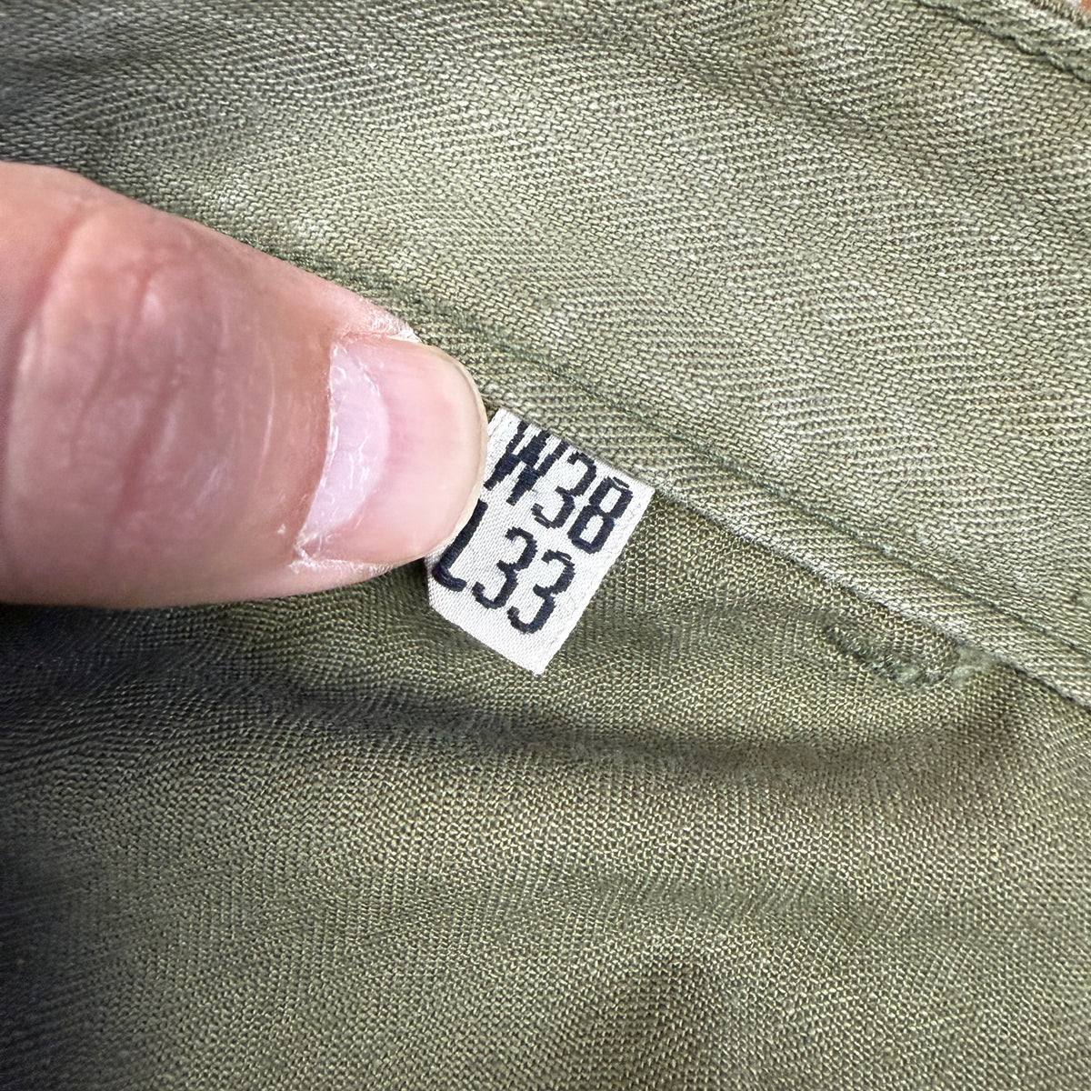 US Army WW2 P43 HBT Fatigue Pants - Size 36