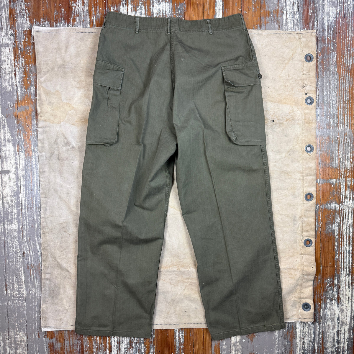 US Army WW2 P43 HBT Fatigue Pants - Size 36