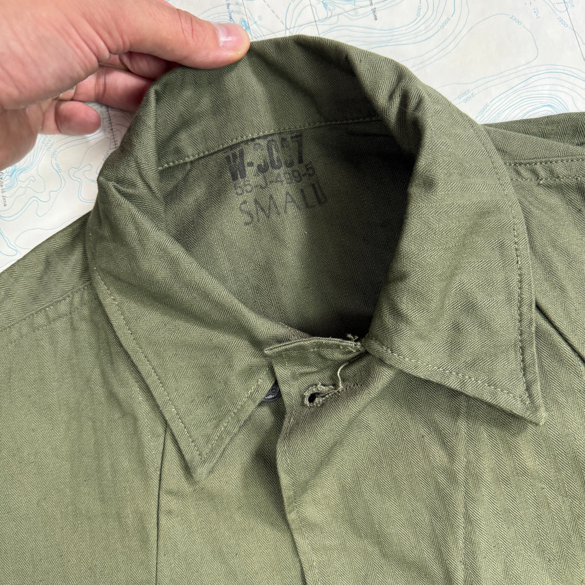 US Army WW2 HBT Fatigue Shirt - Deadstock