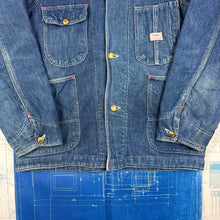 Load image into Gallery viewer, Hercules 1950s Denim Chore Jacket
