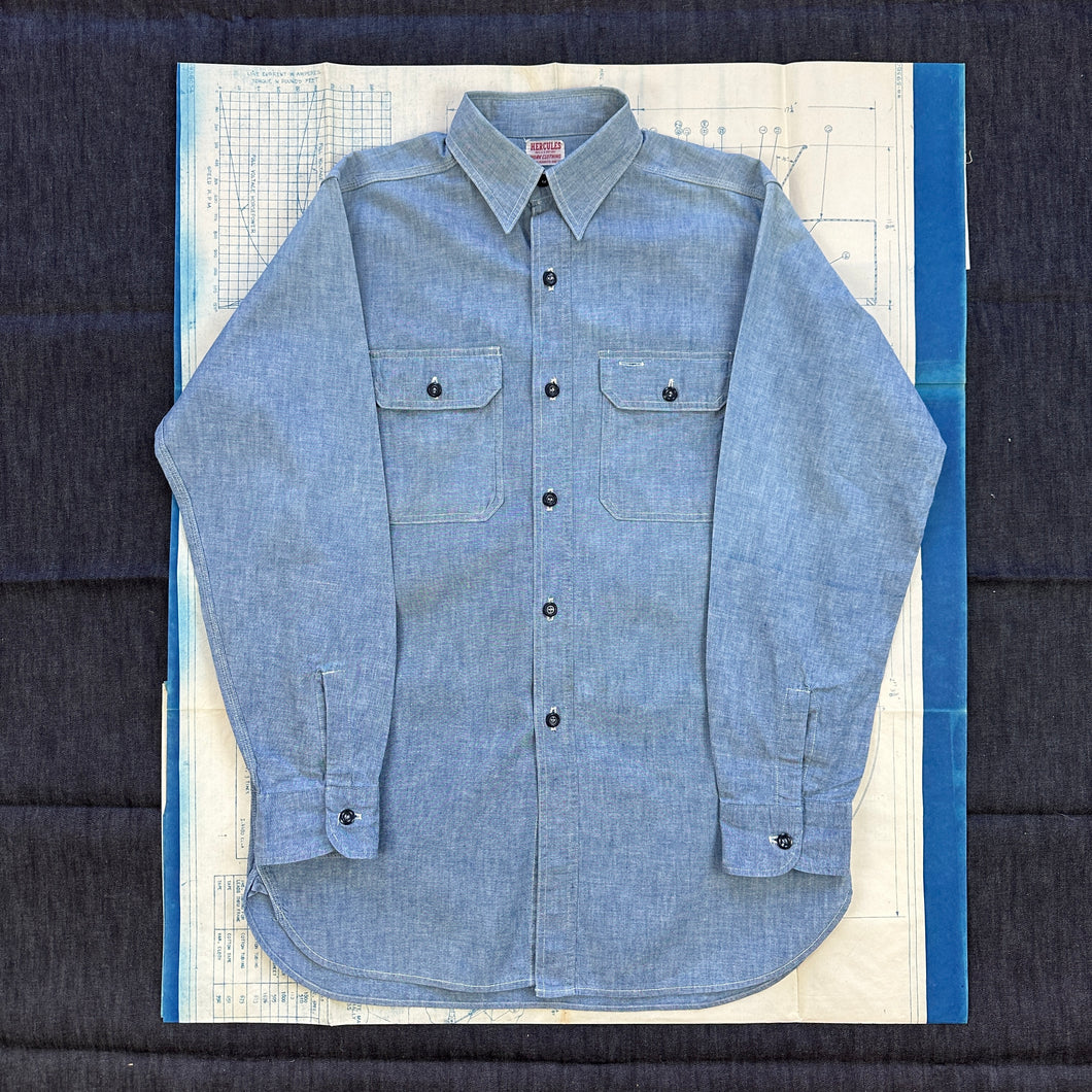 Hercules 1950s Chambray Work Shirt - Mint condition