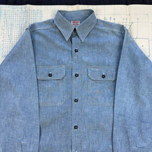 Load image into Gallery viewer, Hercules 1950s Chambray Work Shirt - Mint condition
