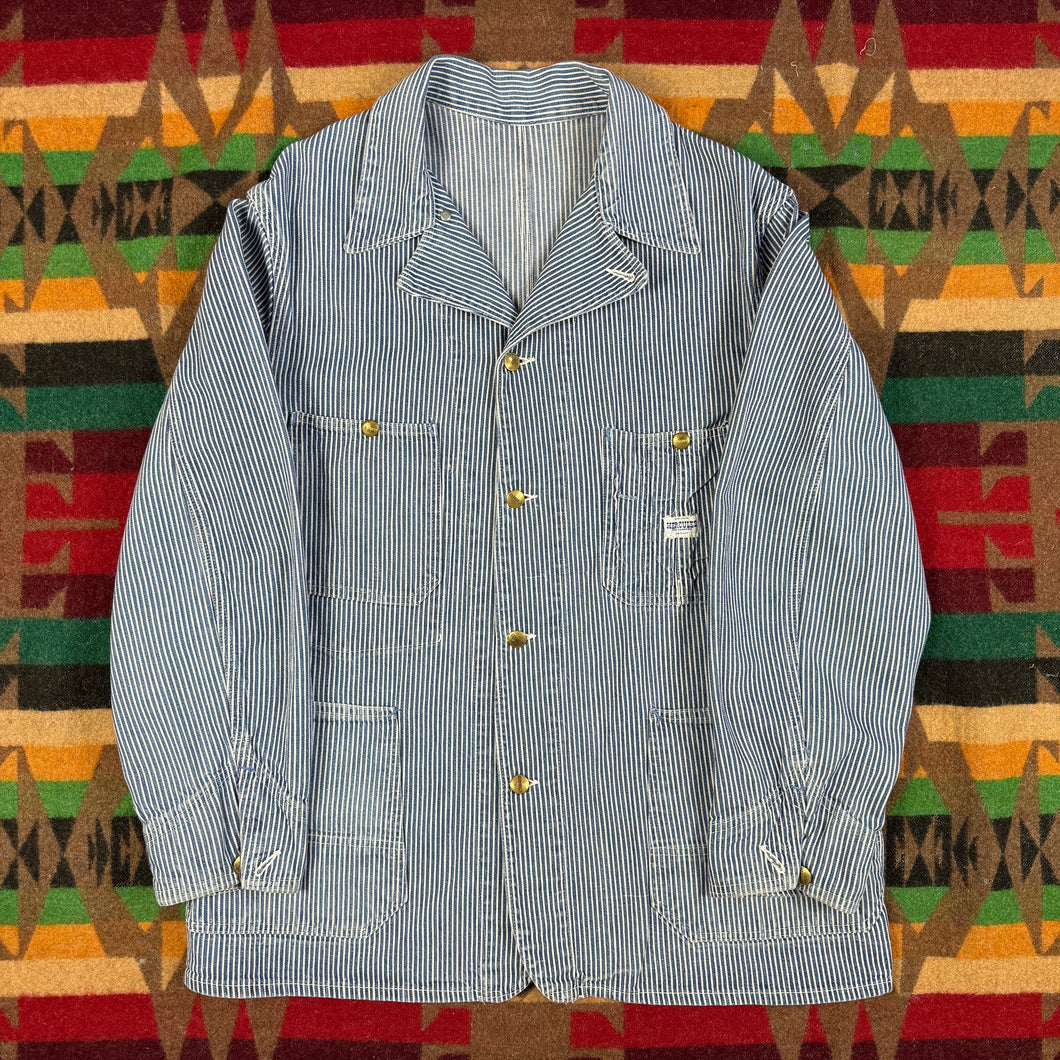 Hercules 1950s Hickory Denim Chore Jacket