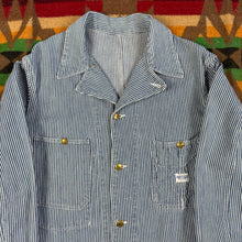 Load image into Gallery viewer, Hercules 1950s Hickory Denim Chore Jacket

