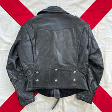 Load image into Gallery viewer, Hercules 1950s Leather D-Pocket Motorcycle Jacket - Good Condition
