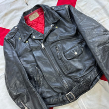 Load image into Gallery viewer, Hercules 1950s Leather D-Pocket Motorcycle Jacket - Good Condition
