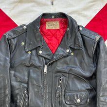 Load image into Gallery viewer, Hercules 1950s Leather D-Pocket Motorcycle Jacket - Good Condition
