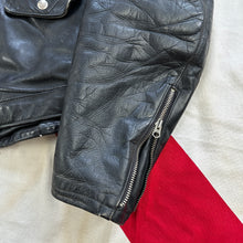 Load image into Gallery viewer, Hercules 1950s Leather D-Pocket Motorcycle Jacket - Good Condition
