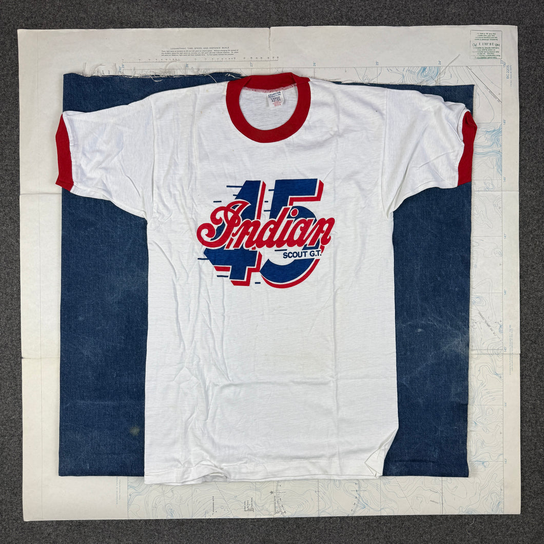 Indian Scout 45 1960s T-shirt by Champion - Deadstock