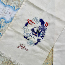 Load image into Gallery viewer, Japan 1940s/50s Silk Souvenir Scarf
