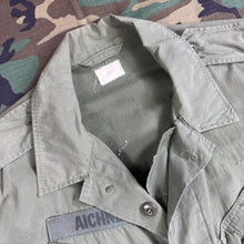 Load image into Gallery viewer, US Army 1964 Exposed Button 1st Pattern Jungle Jacket - Named to Green Beret
