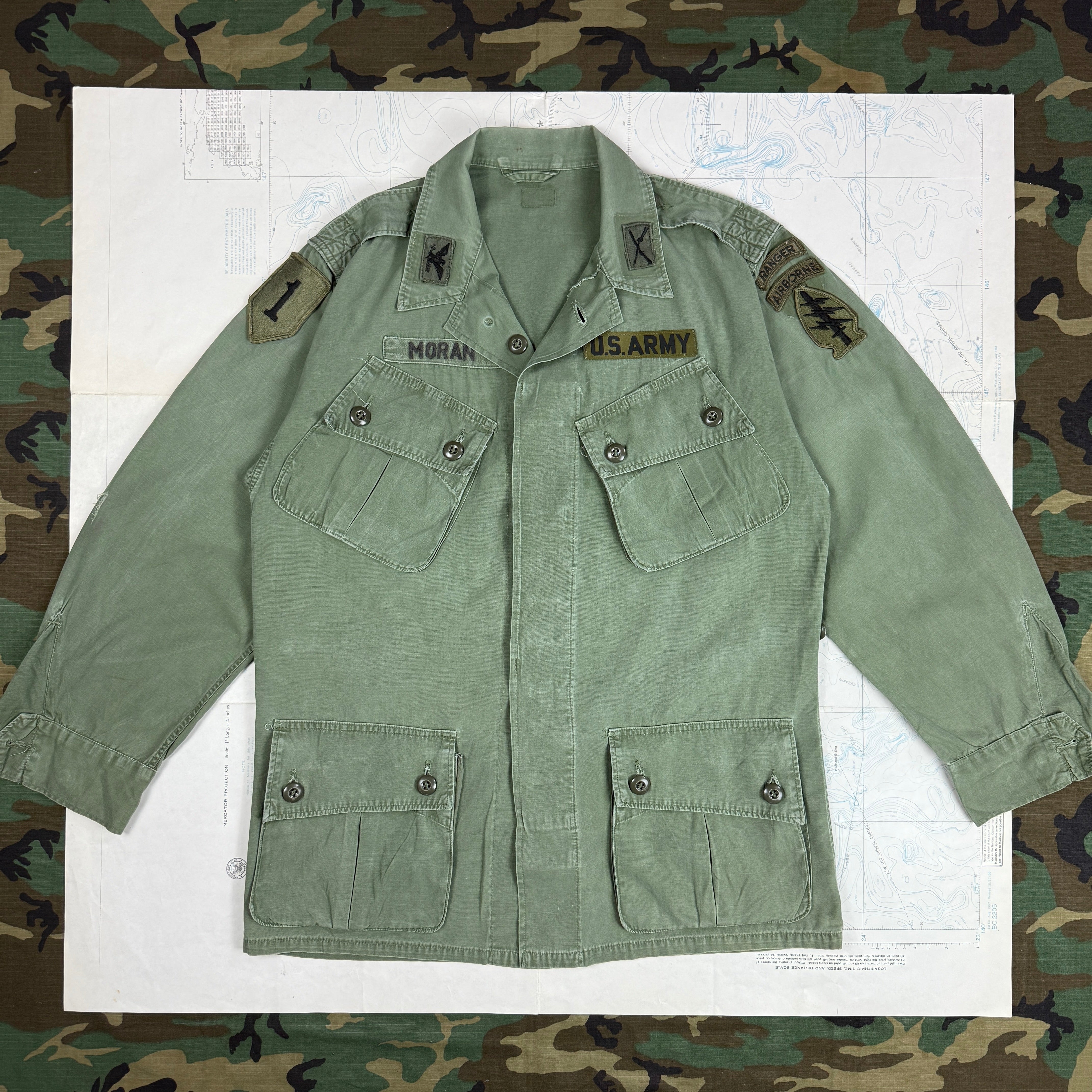 US Army 1st Pattern Jungle Jacket named to Special Forces Colonel