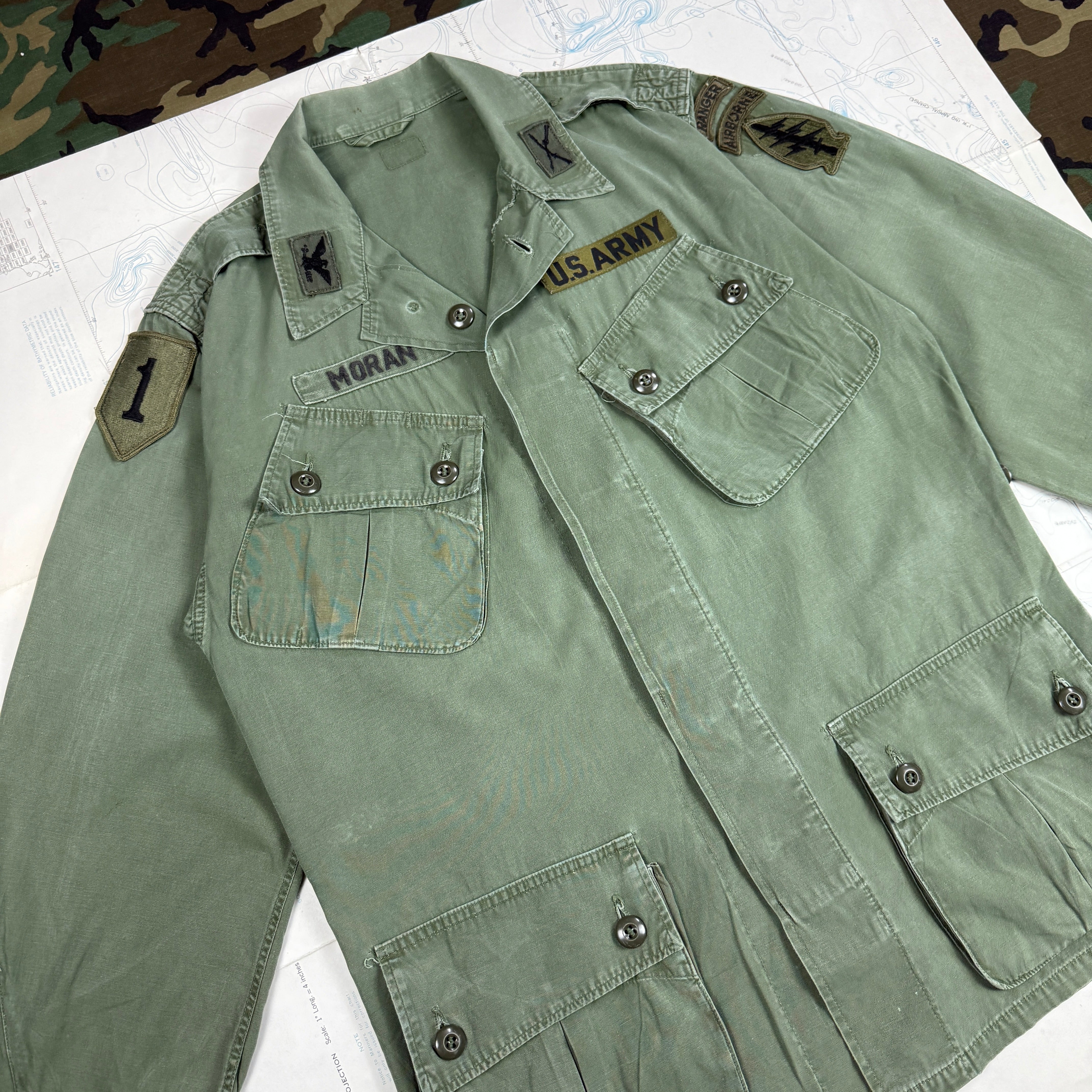 US Army 1st Pattern Jungle Jacket named to Special Forces Colonel