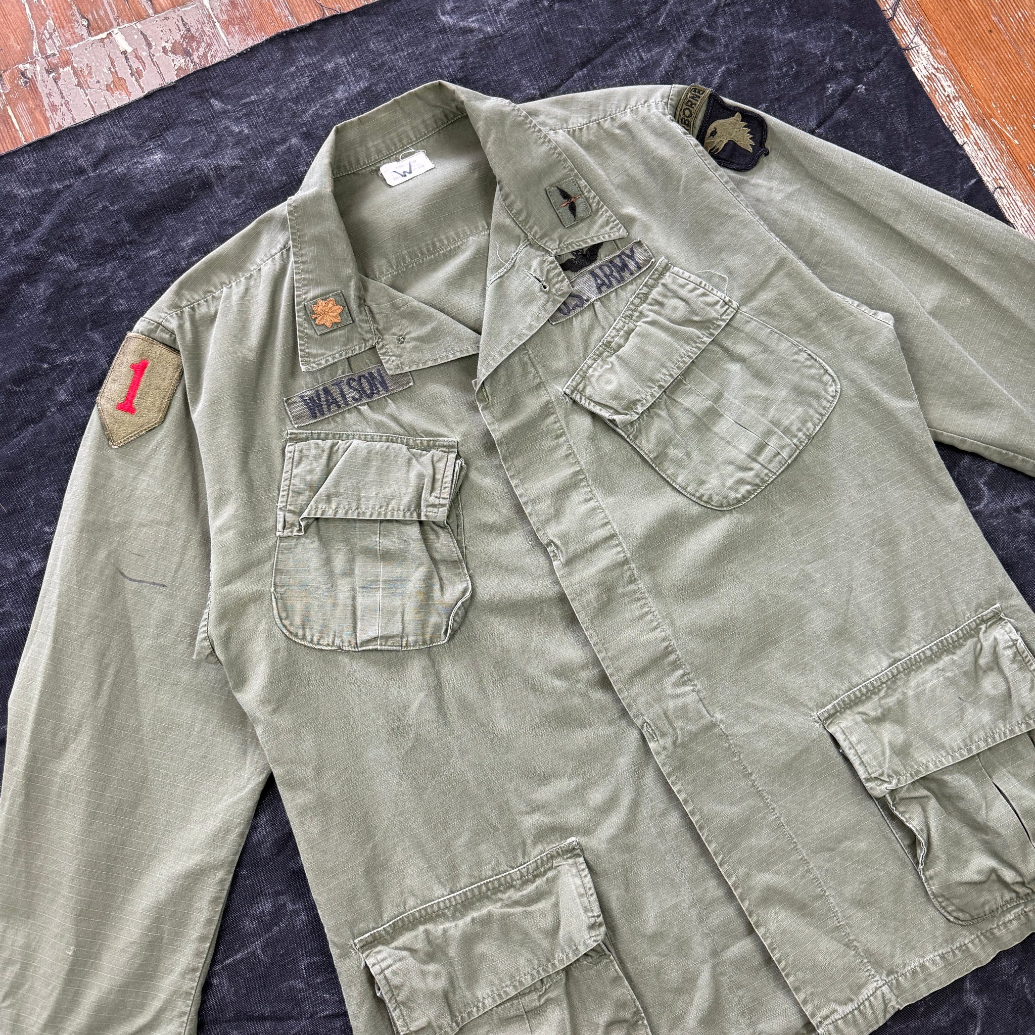 US Army Jungle Fatigue Jacket worn by Major – The Major's Tailor