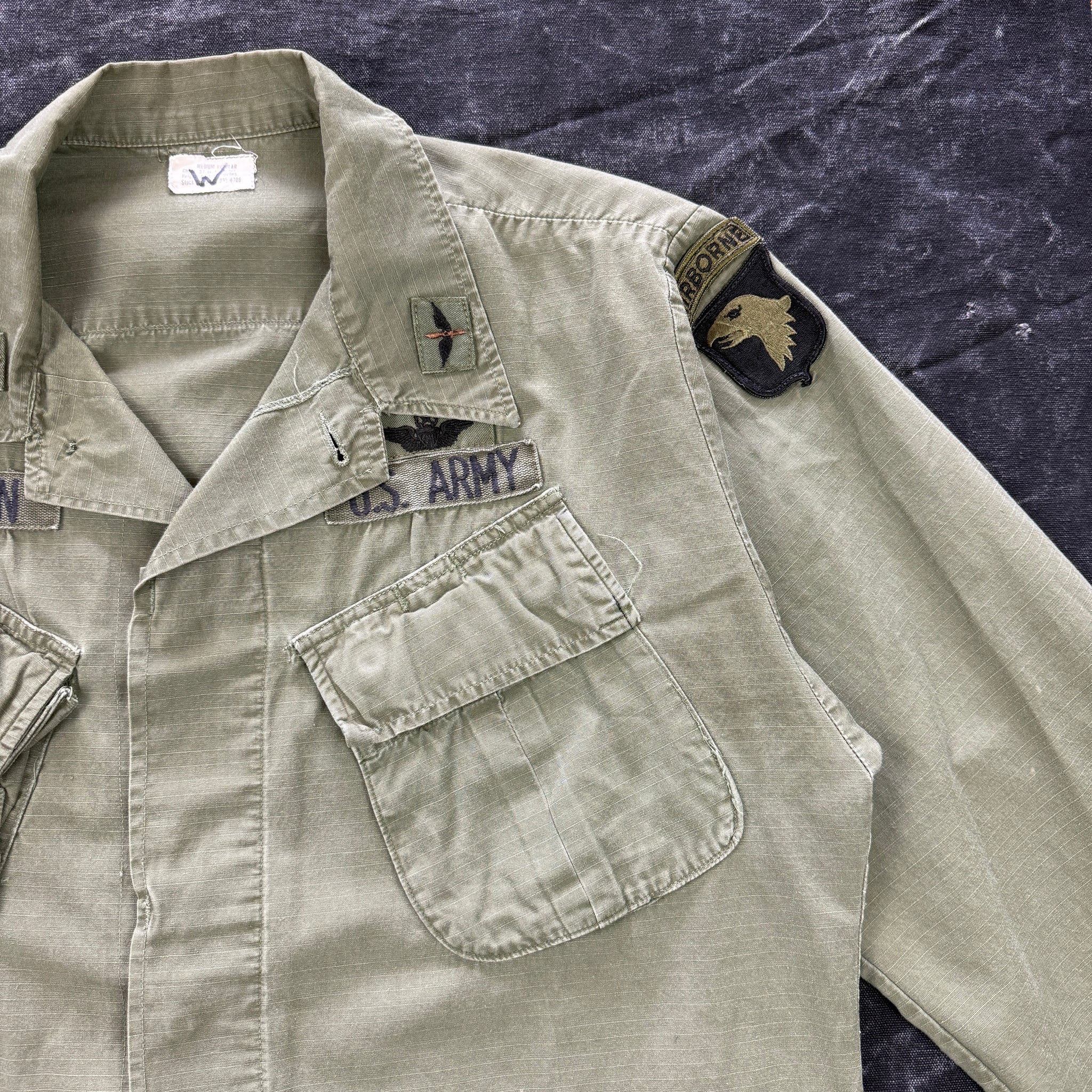 US Army Jungle Fatigue Jacket worn by Major – The Major's Tailor