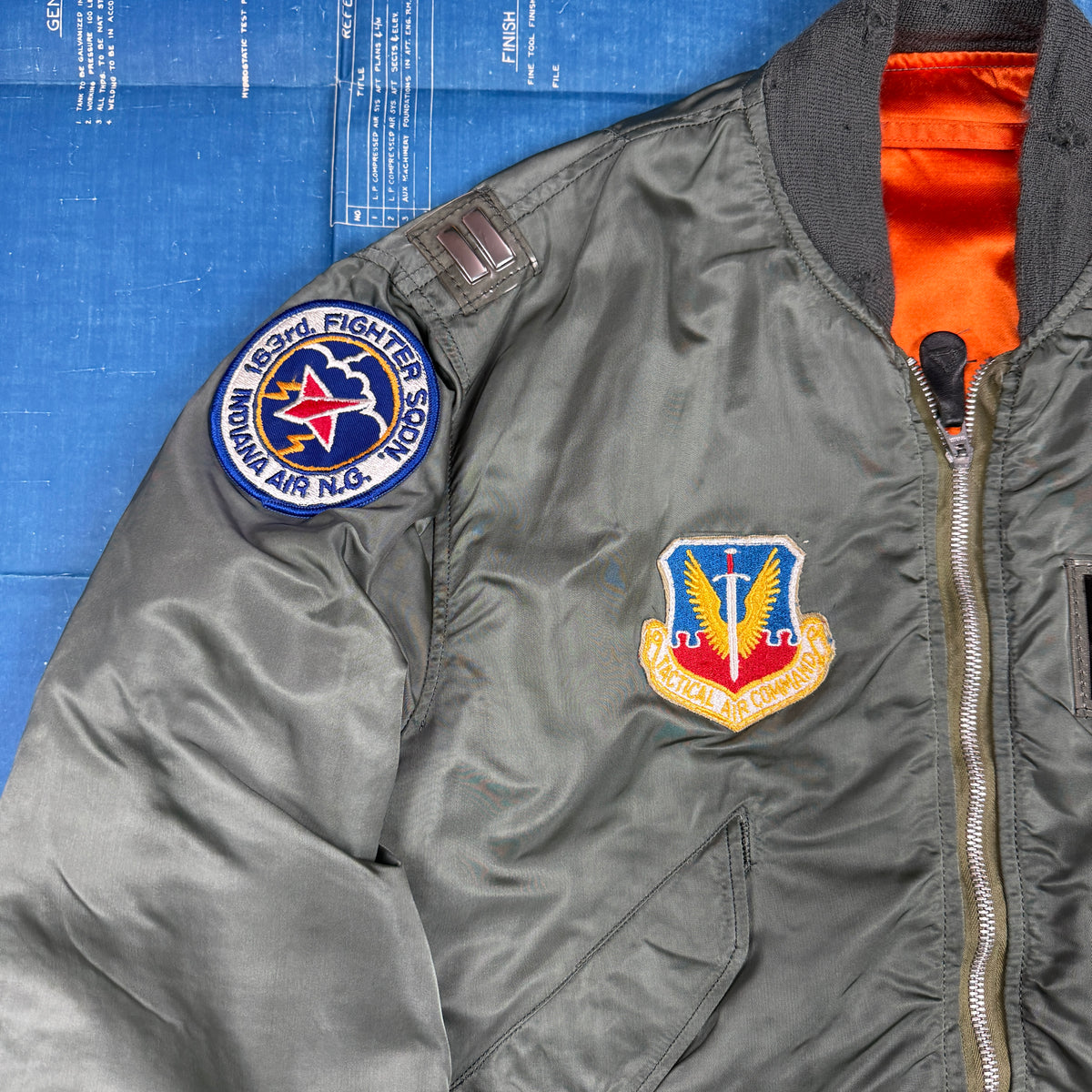 USAF 1974 L-2B Flight Jacket -  Patched & Named