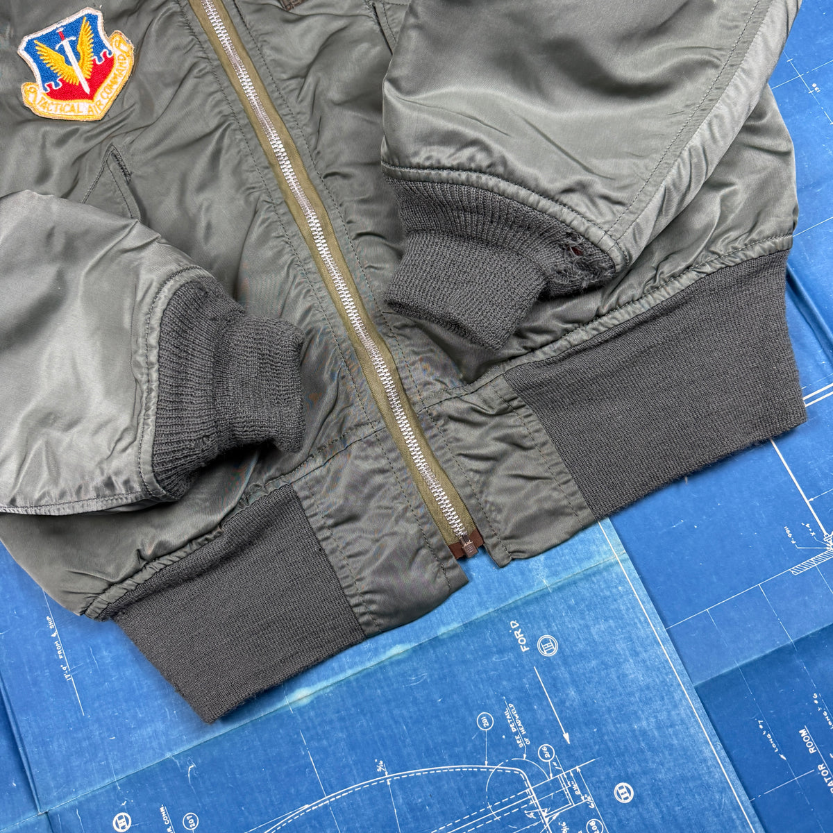 USAF 1974 L-2B Flight Jacket -  Patched & Named