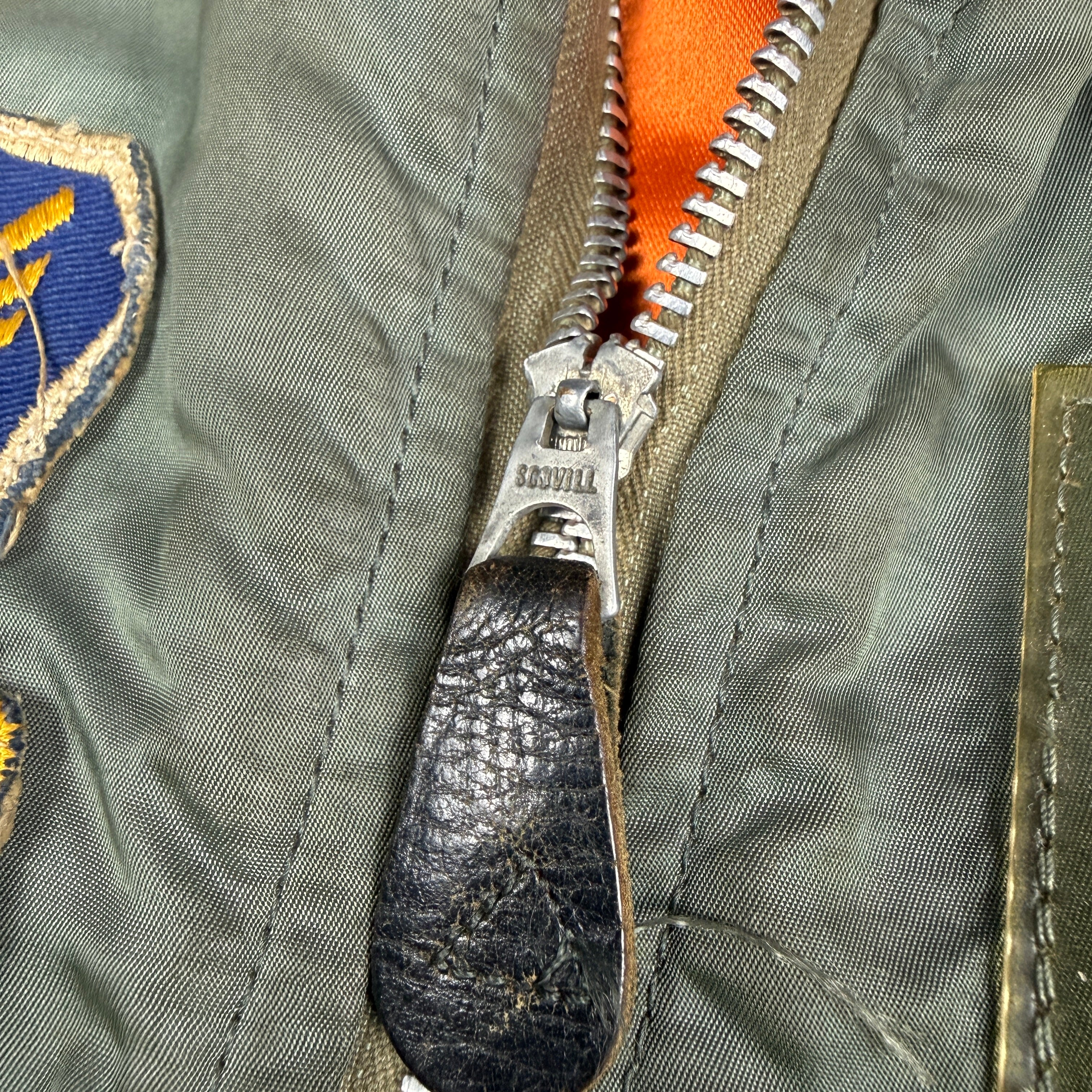 USAF 1975 L-2B Flight Jacket -  Patched & Named.