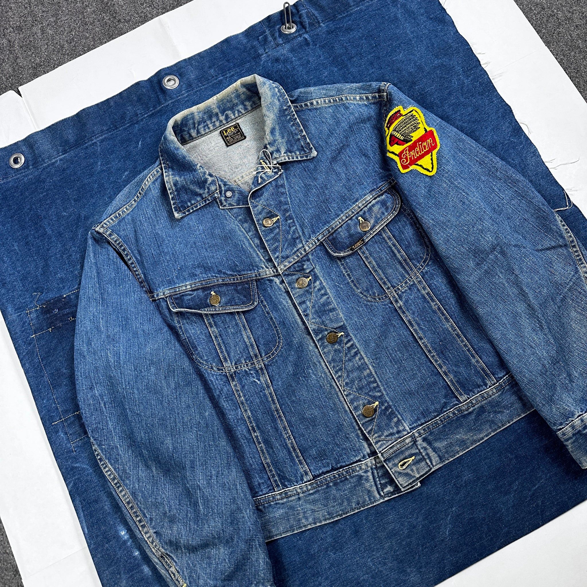 60's USA製 Lee 101-j denim jacket サイズ48 60's Lee 101-J Denim Jacket – Swimmers