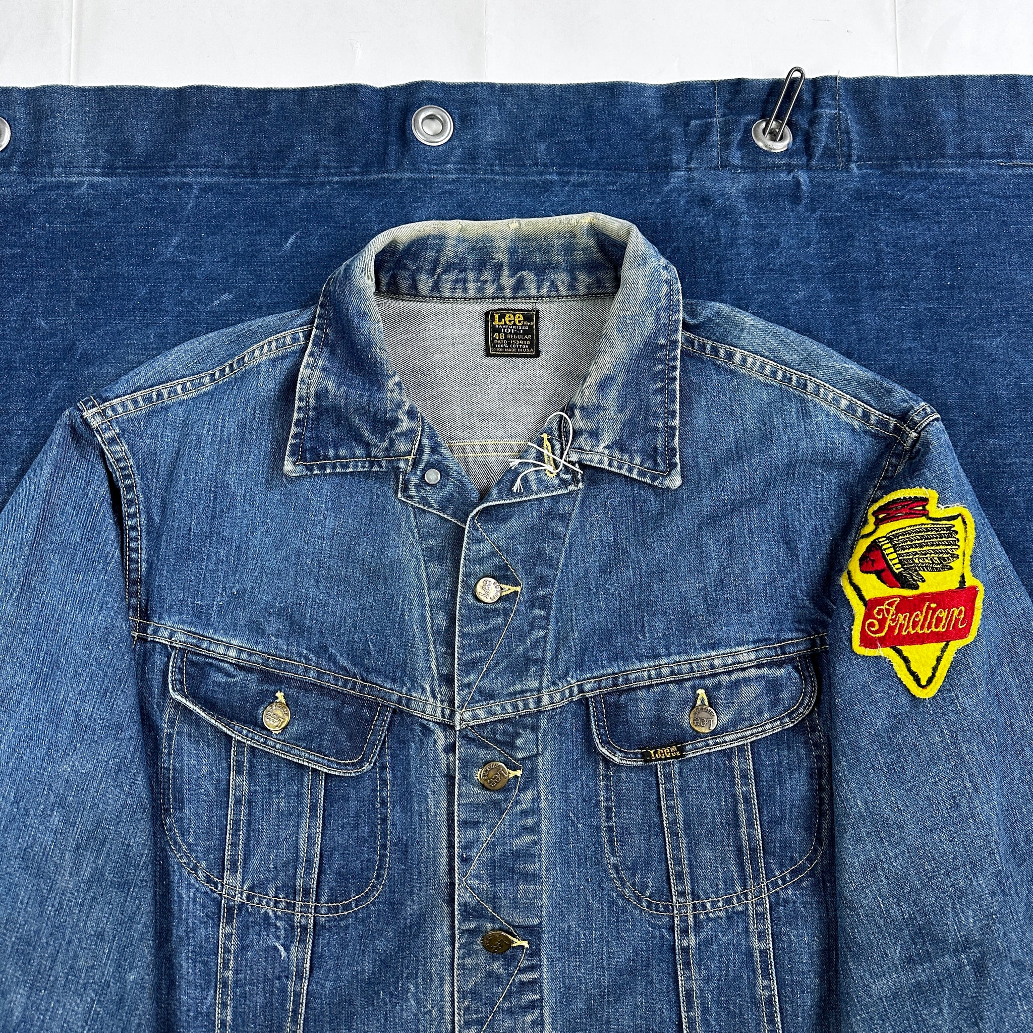 60's USA製 Lee 101-j denim jacket サイズ48 60's Lee 101-J Denim Jacket – Swimmers