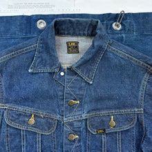 Load image into Gallery viewer, Lee 1960s 101-J Embroidered Goodell&#39;s Stockmen Supply Denim Jacket
