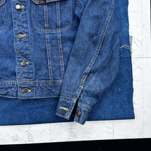 Load image into Gallery viewer, Lee 1960s 101-J Embroidered Goodell&#39;s Stockmen Supply Denim Jacket

