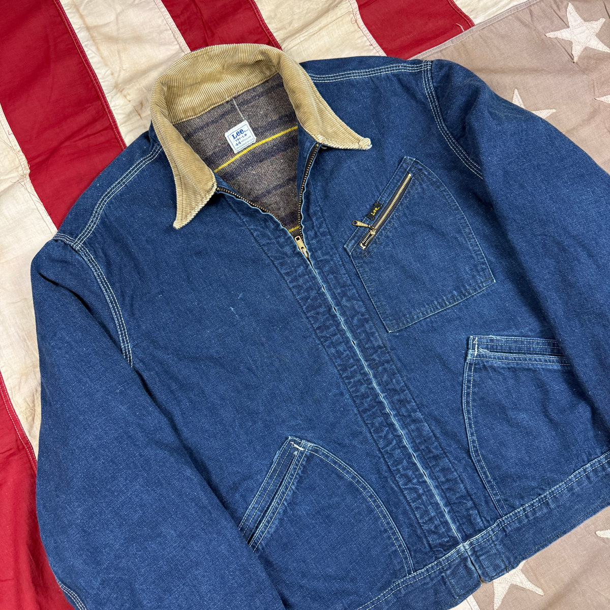 Lee 1960s 191-LB Lined Chore Jacket - Mint Condition