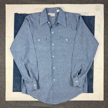 Load image into Gallery viewer, Lee 60s Chambray Denim Shirt - Deadstock
