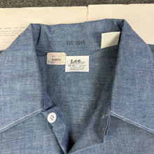 Load image into Gallery viewer, Lee 60s Chambray Denim Shirt - Deadstock
