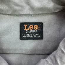 Load image into Gallery viewer, Lee Late 60s Chetopa Twill Massey Ferguson Work Shirt

