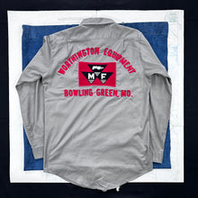 Load image into Gallery viewer, Lee Late 60s Chetopa Twill Massey Ferguson Work Shirt
