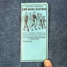 Load image into Gallery viewer, Lee 40s/50s Calendar &amp; Notebook - Unused
