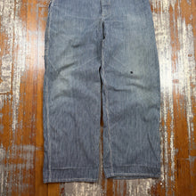 Load image into Gallery viewer, Lee 40s/50s House Mark Hickory Overalls
