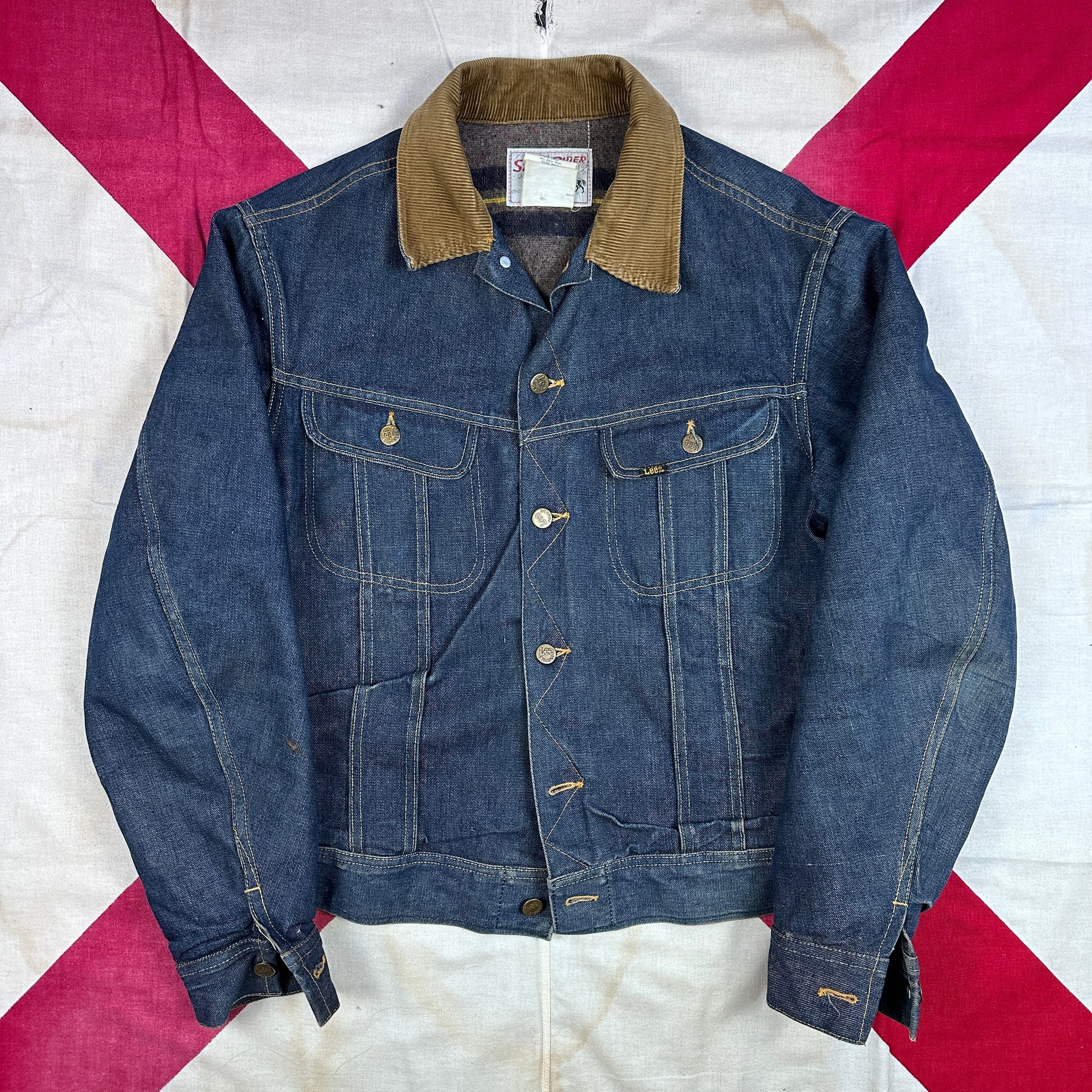 Lee Storm Rider Late 60s Blanket Lined Denim Jacket – The