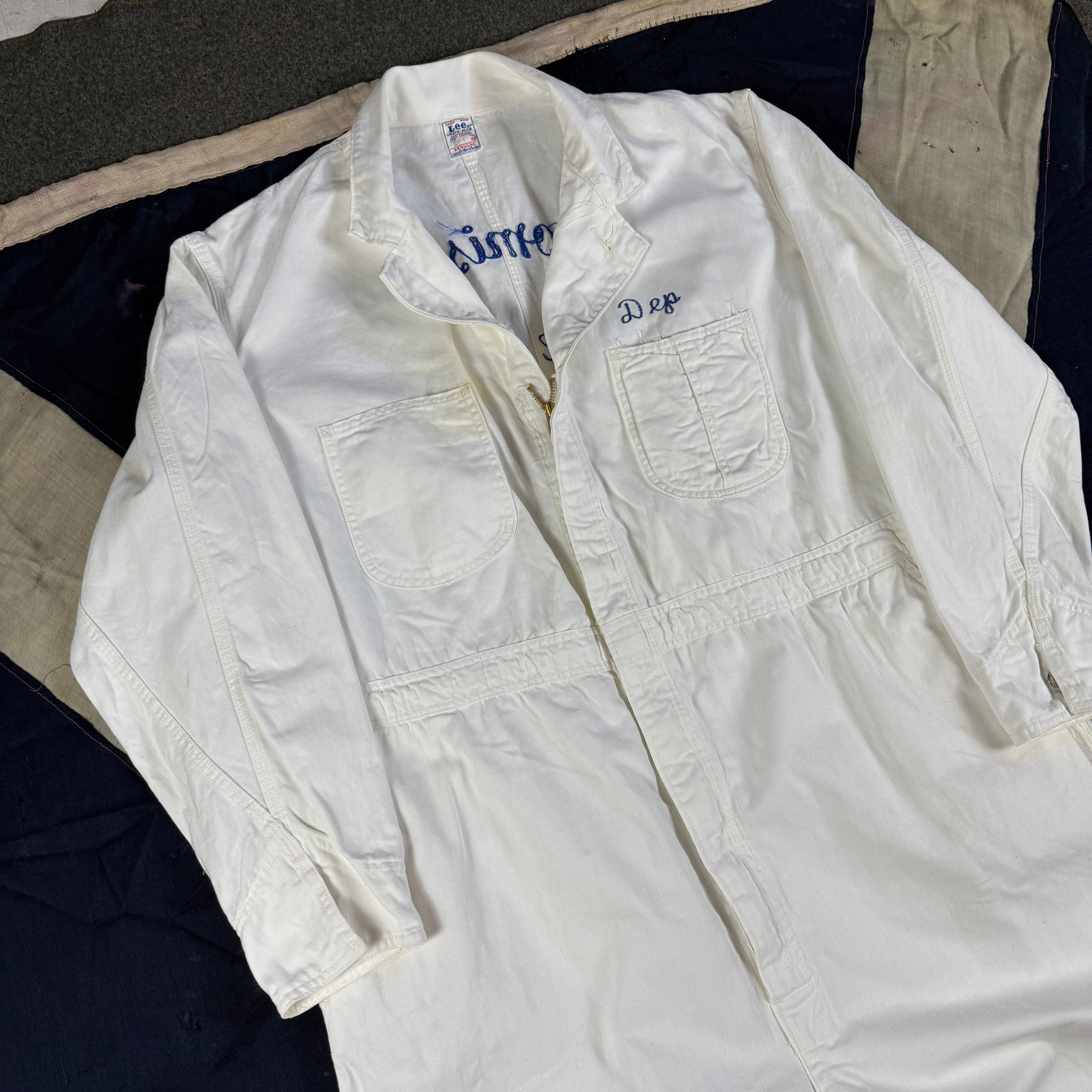 Lee 1960s Union-Alls Overall with Embroidered Back