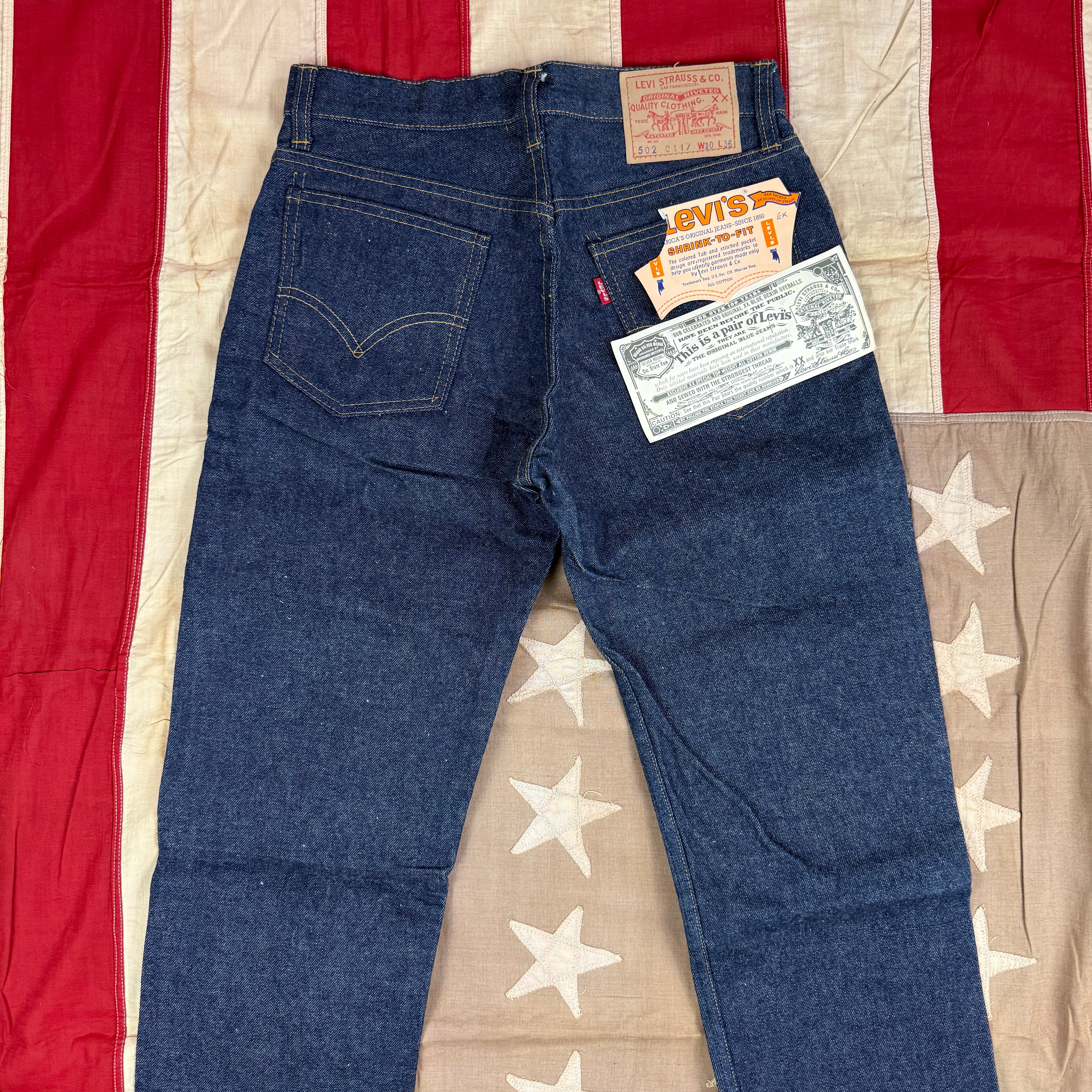 Levis 1960s Big E 502 - Deadstock