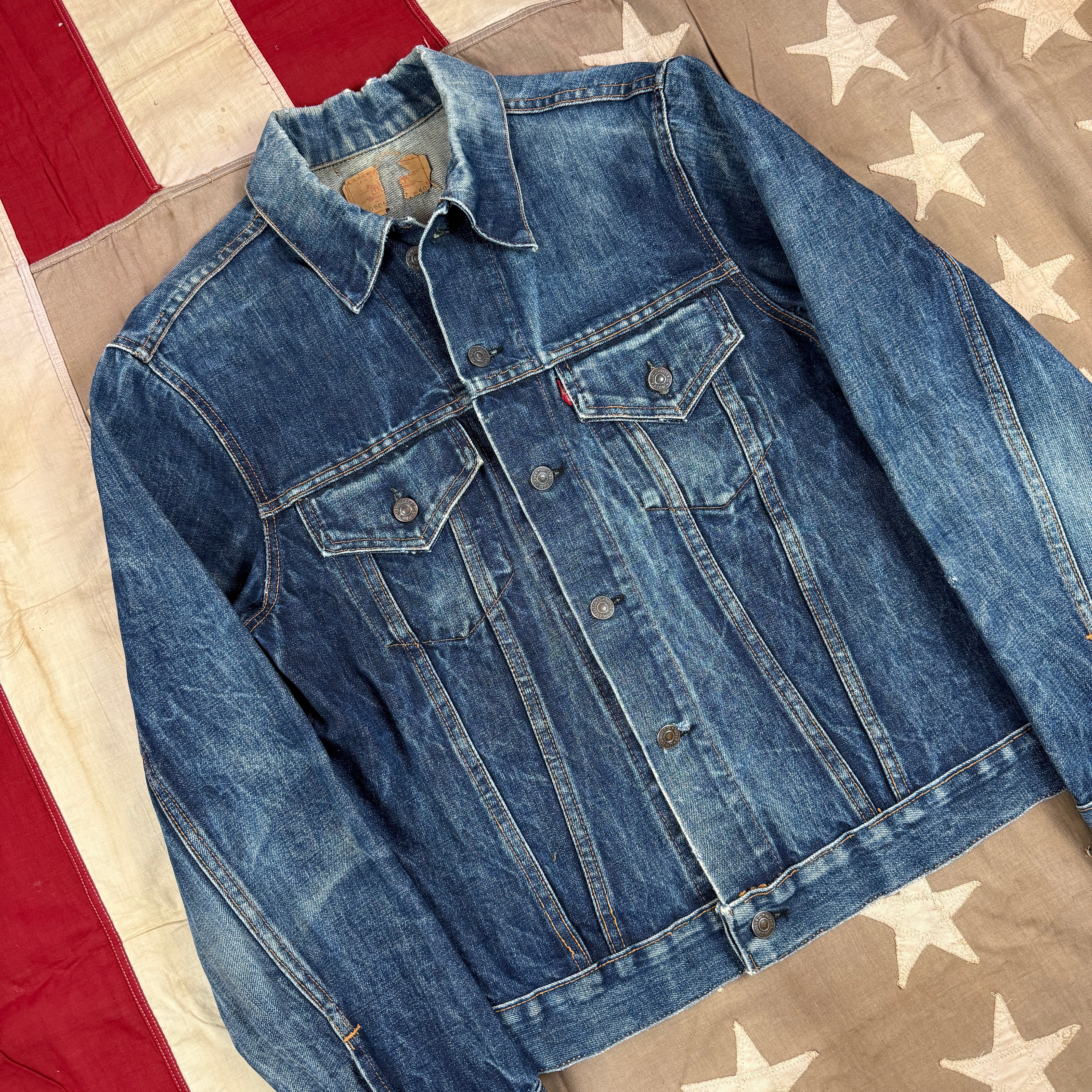 Levi's "Big E" 70505 1960s Denim Jacket - Size 40