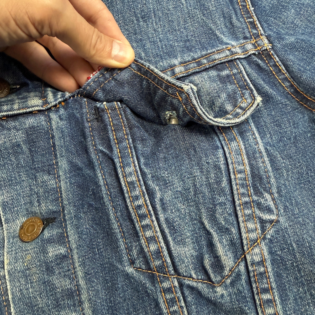 Levi's "Big E" 70505 1960s Denim Jacket - Size 46