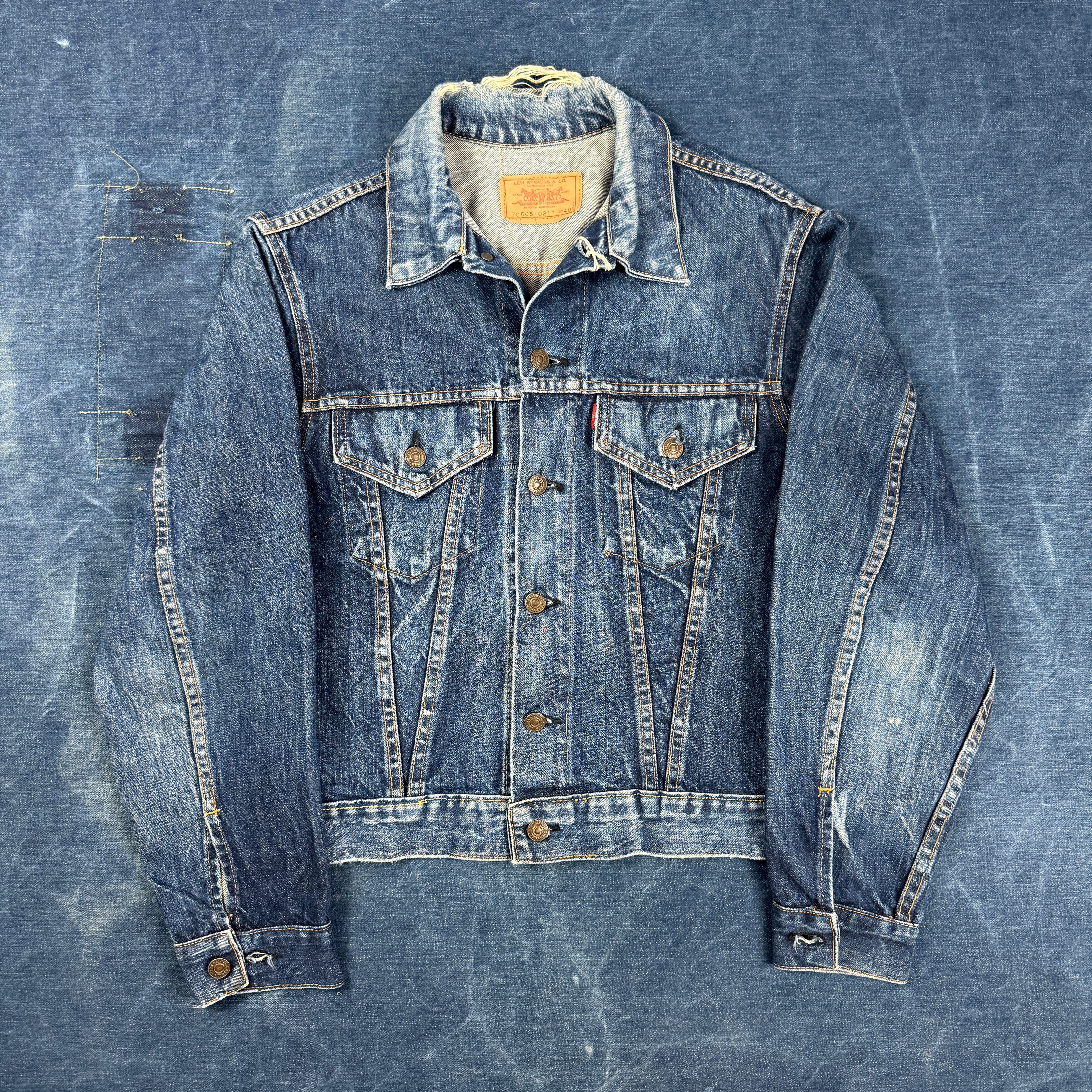 Levi's "Big E" 70505 1960s Denim Jacket - Size 40
