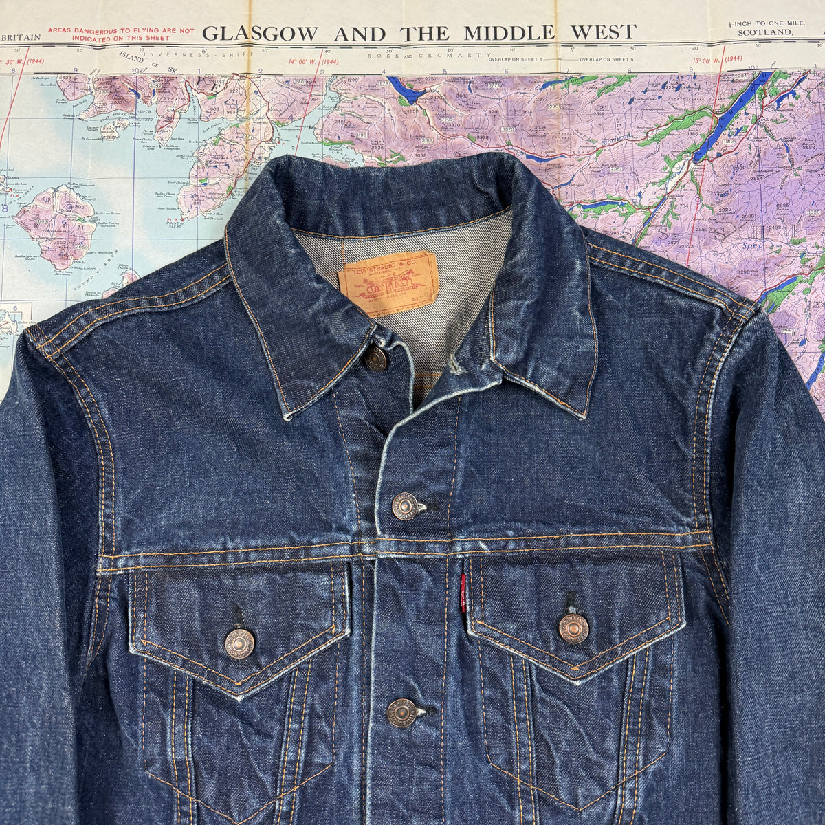 Levi's "Big E" 70505 1960s Denim Jacket - Size 40