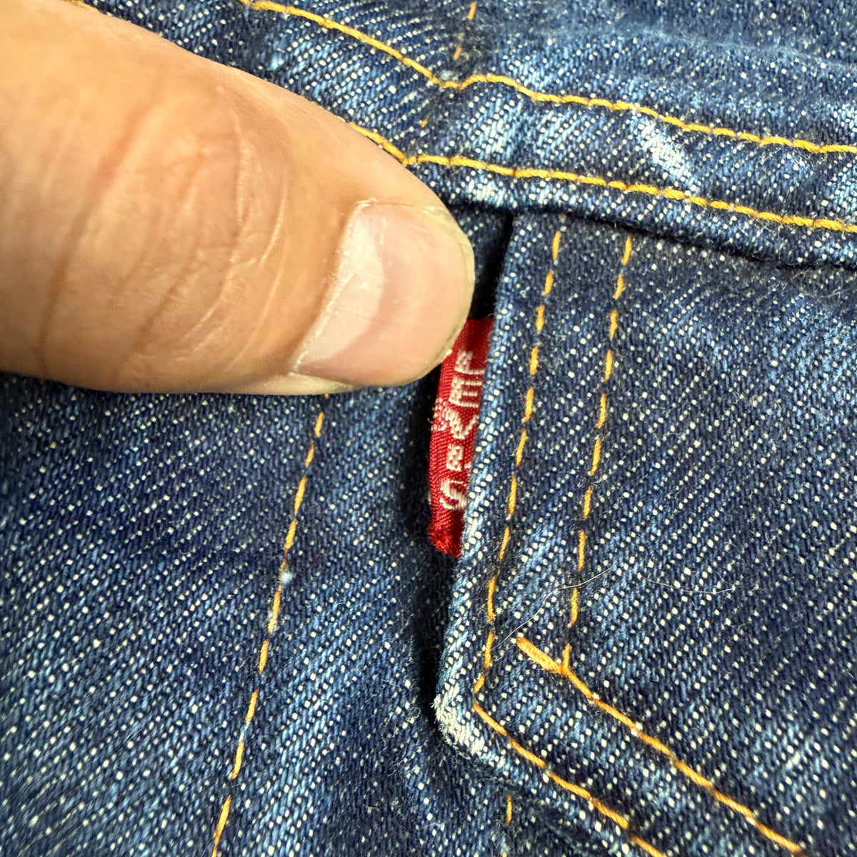 Levi's "Big E" 70505 1960s Denim Jacket - Size 40