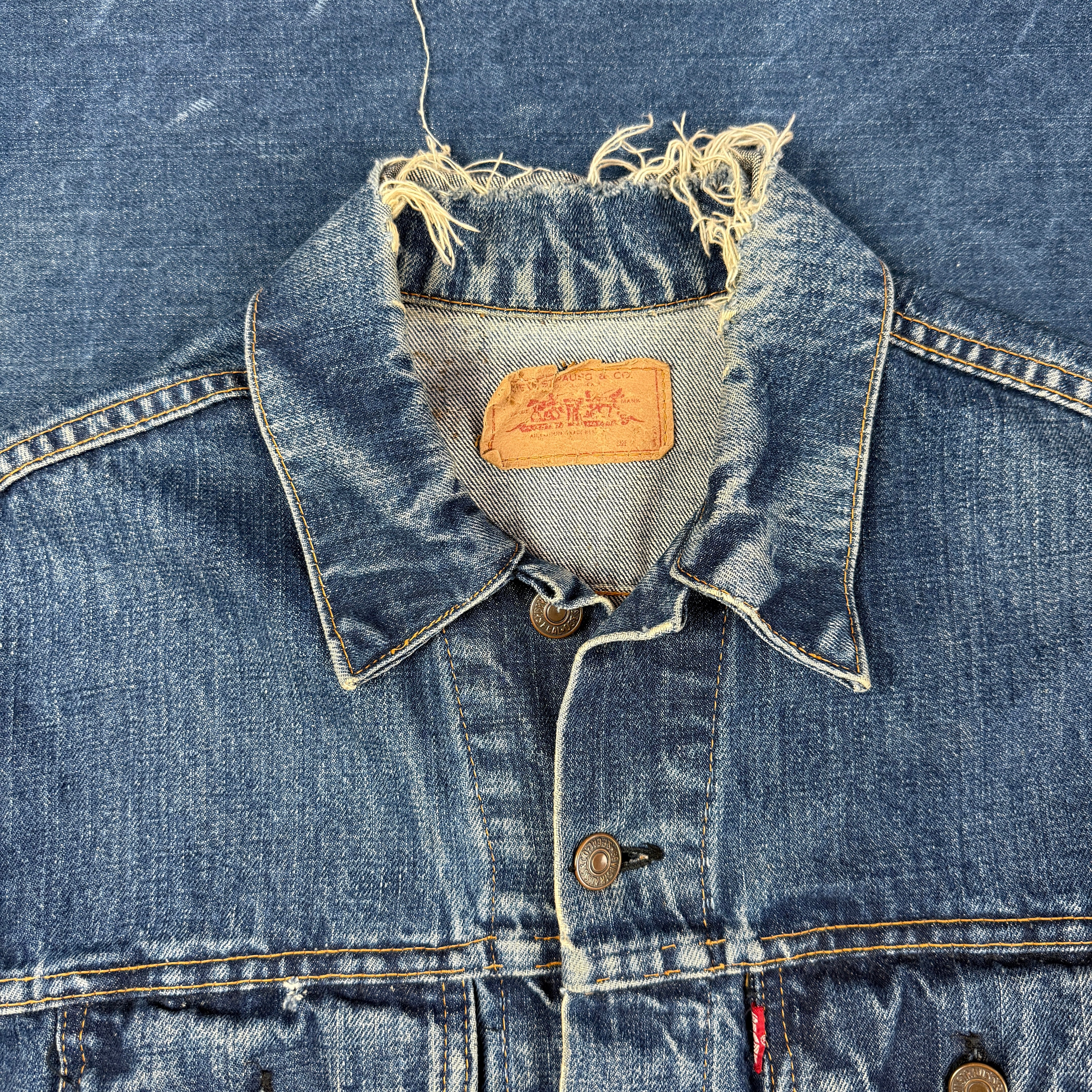 Levi's "Big E" 70505 1960s Denim Jacket - Size 44/46