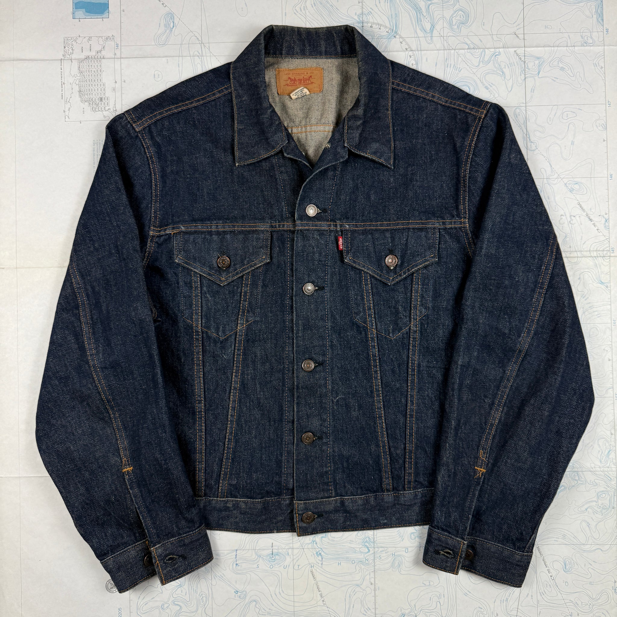 【バク】Levi's 70's 70505 small e 60's~ LEVI'S リーバイス 70505-0217 デニムジャケット Big E