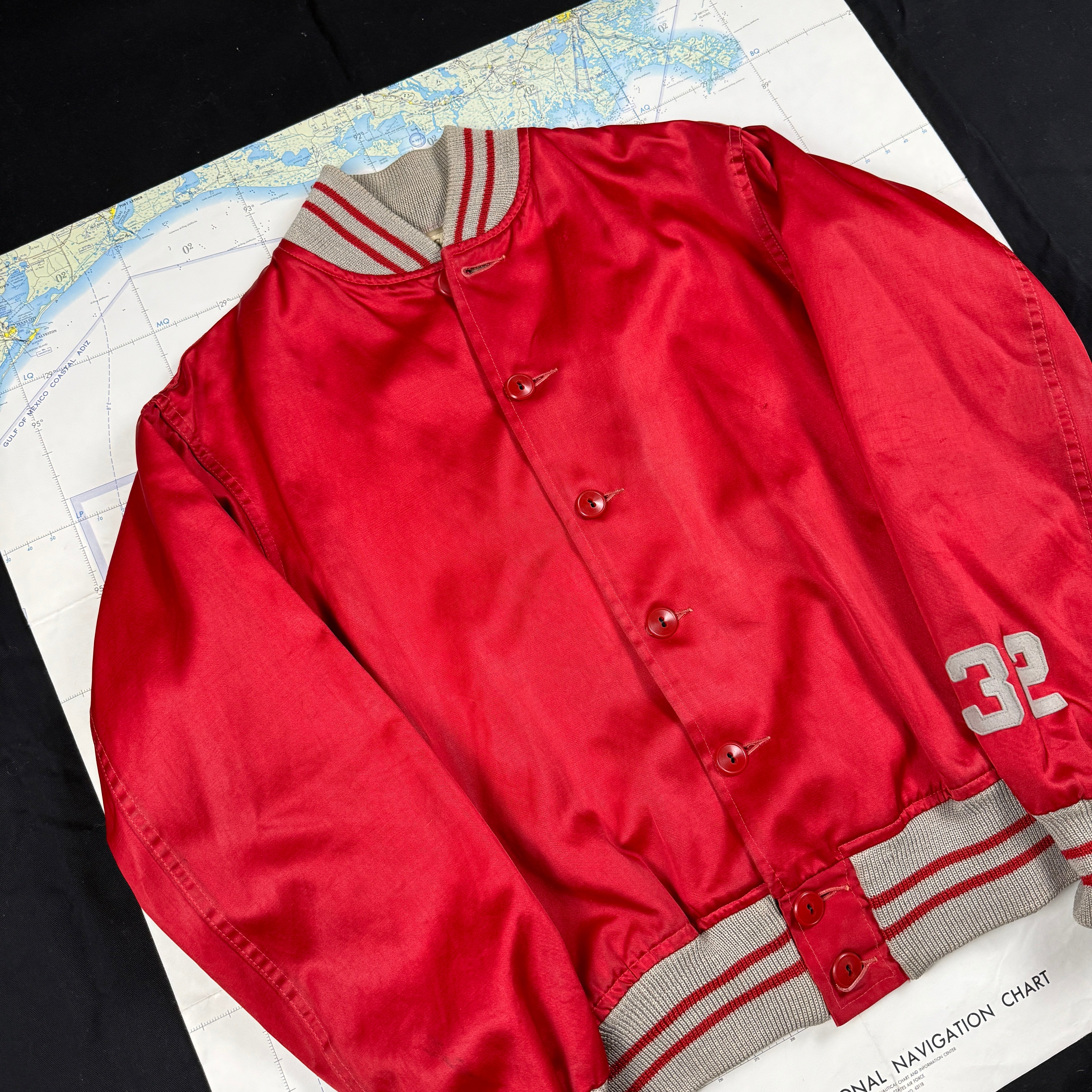 Lowe & Campbell 1940s/50s Satin Sports Jacket - Excellent Condition