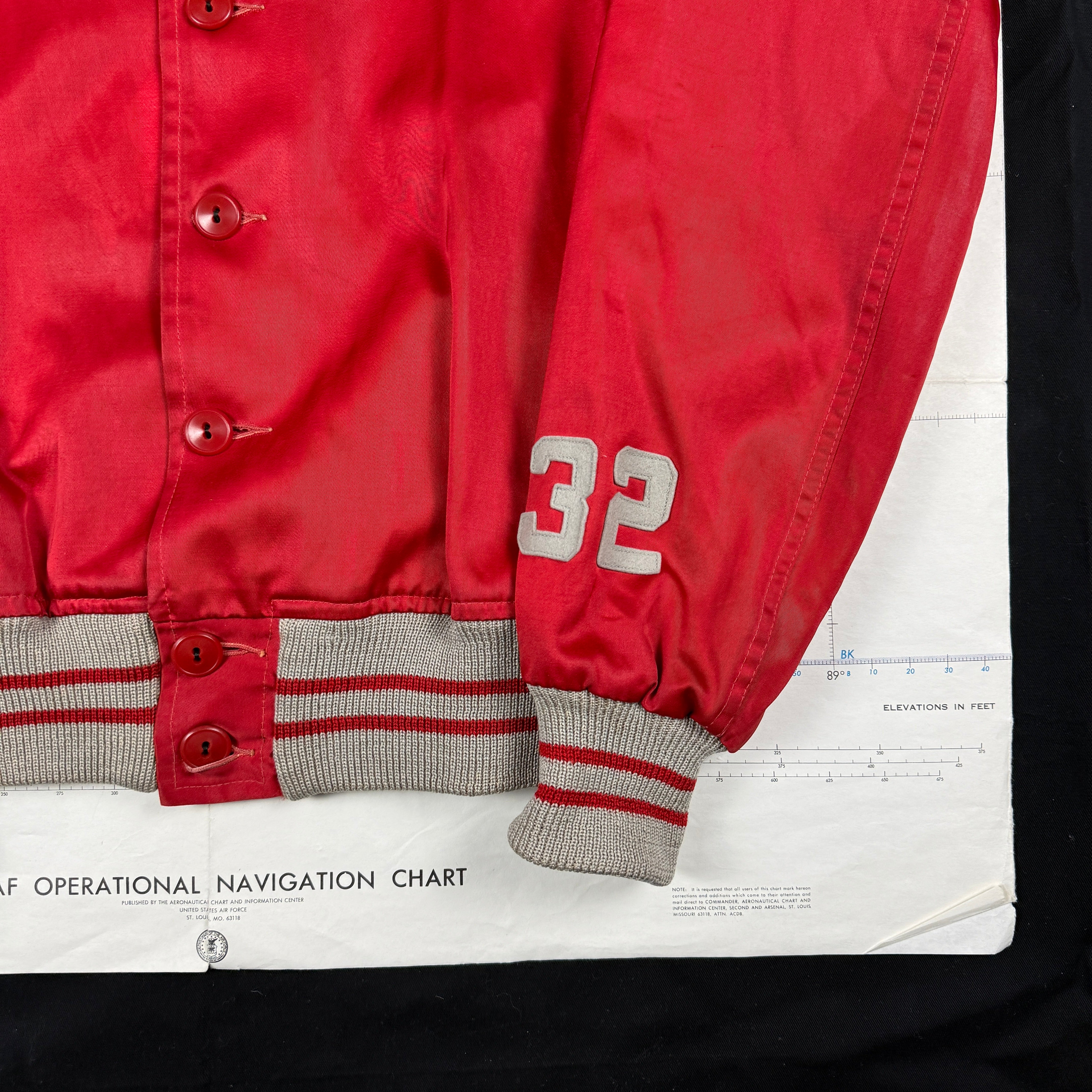 Lowe & Campbell 1940s/50s Satin Sports Jacket - Excellent Condition